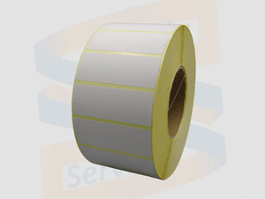 Zebra Etiketten - Direct Thermisch Uncoated - 80x30mm - rol à 4.000 stuks - Removable